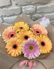 Букет цветов из:  Герберы #REPLACE_PRED# ЗАТО Солнечном