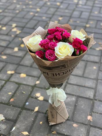 Букет цветов из: Розы в ЗАТО Солнечном